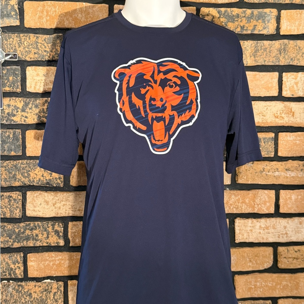 Team Apparel Navy and Orange Graphic Tee